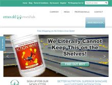 Tablet Screenshot of emeraldessentials.com